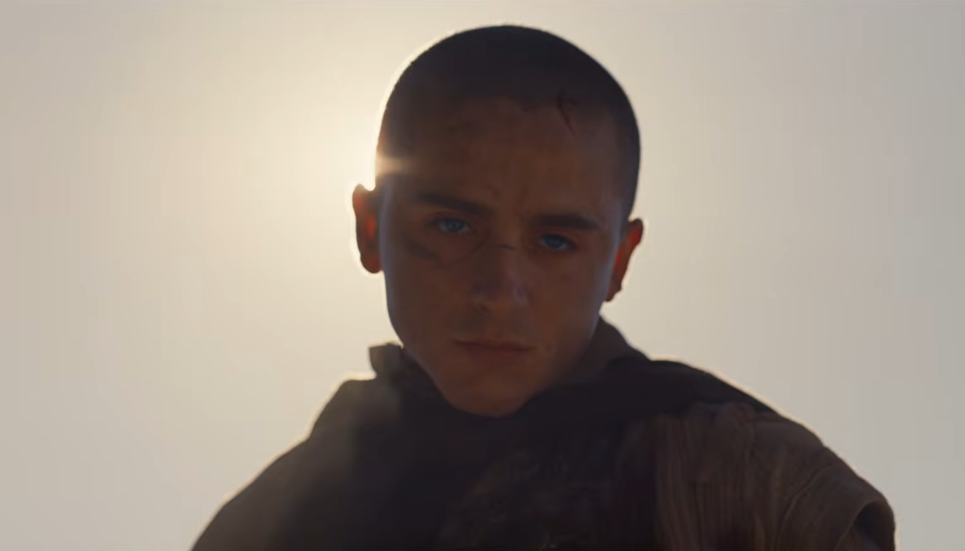 Timothée Chalamet em "Duna: Parte 3". (Crédito: Reprodução / Warner Bros. Pictures)