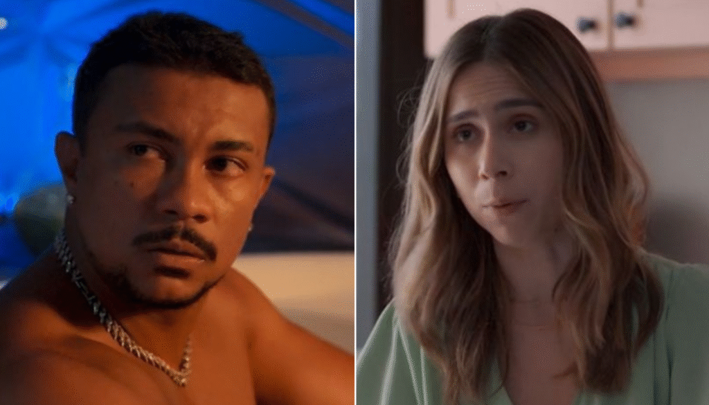 Bagdá e Lucélia. (Créditos: Reprodução / Globoplay)