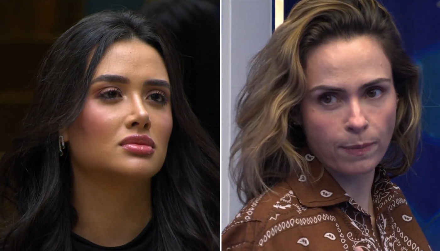 Jordana e Ana Paula. (Crédito: Reprodução / Globoplay)