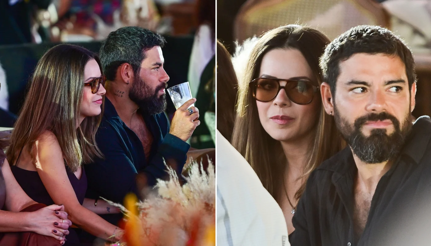 Sandy e namorado curtem coladinhos gravação de Chitãozinho e Xororó: ex da cantora participou do show