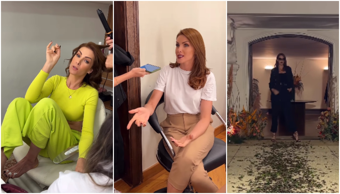 Ana Hickmann voltou às passarelas após 8 anos sem desfilar
