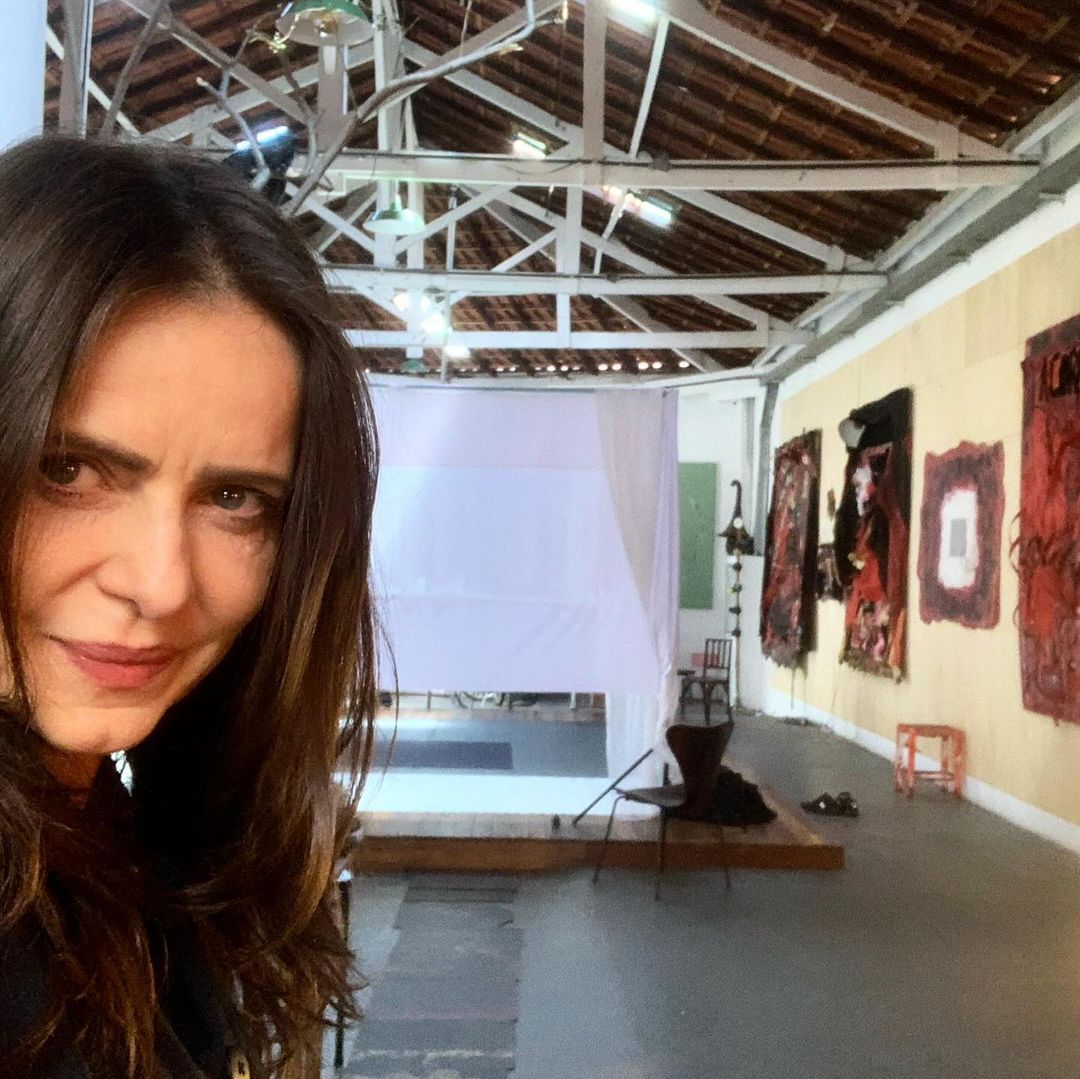 Maria Luisa Mendonça tem ateliê próprio em São Paulo