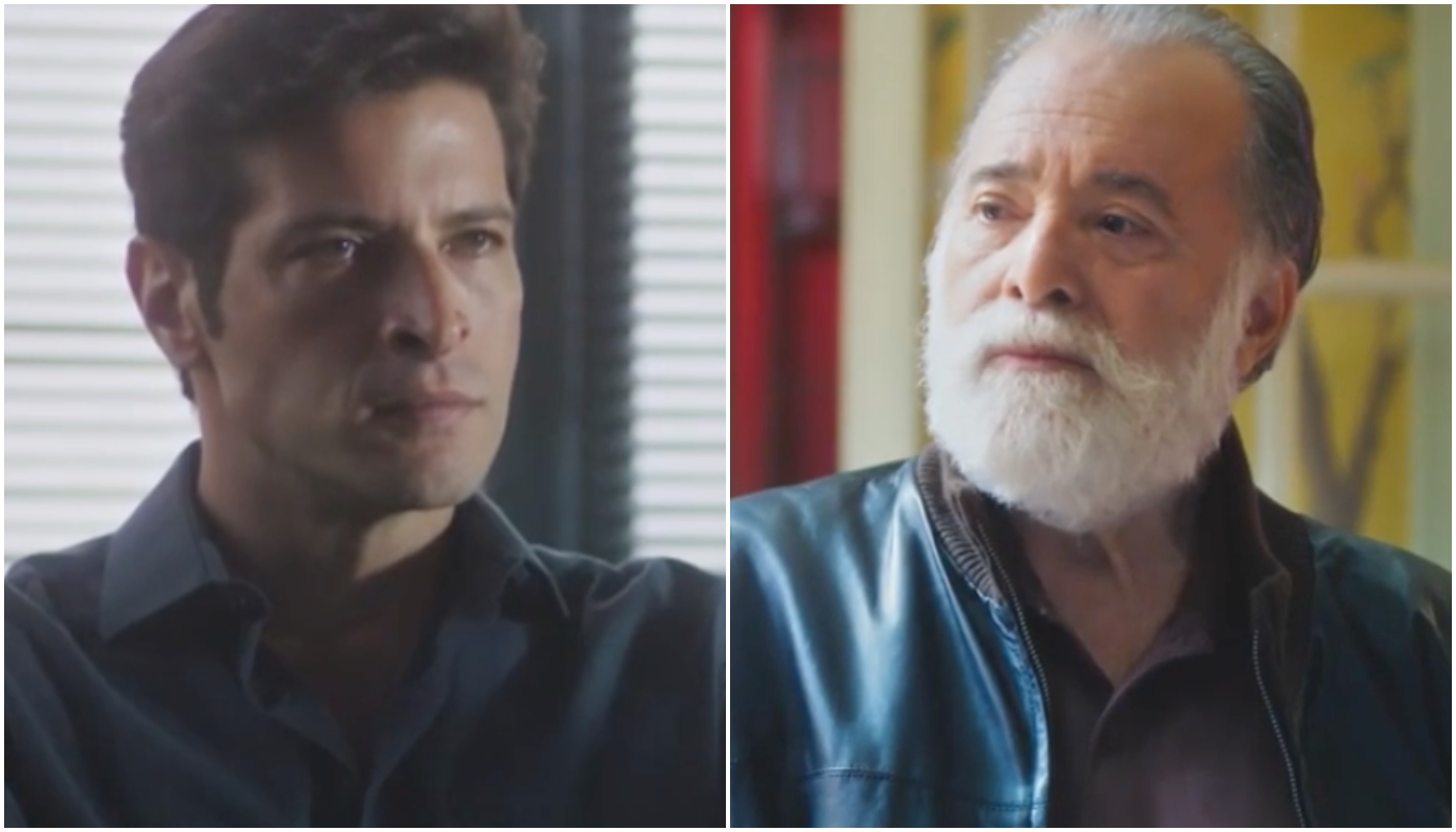 Marino (Leandro Lima) e Antônio (Tony Ramos) em 