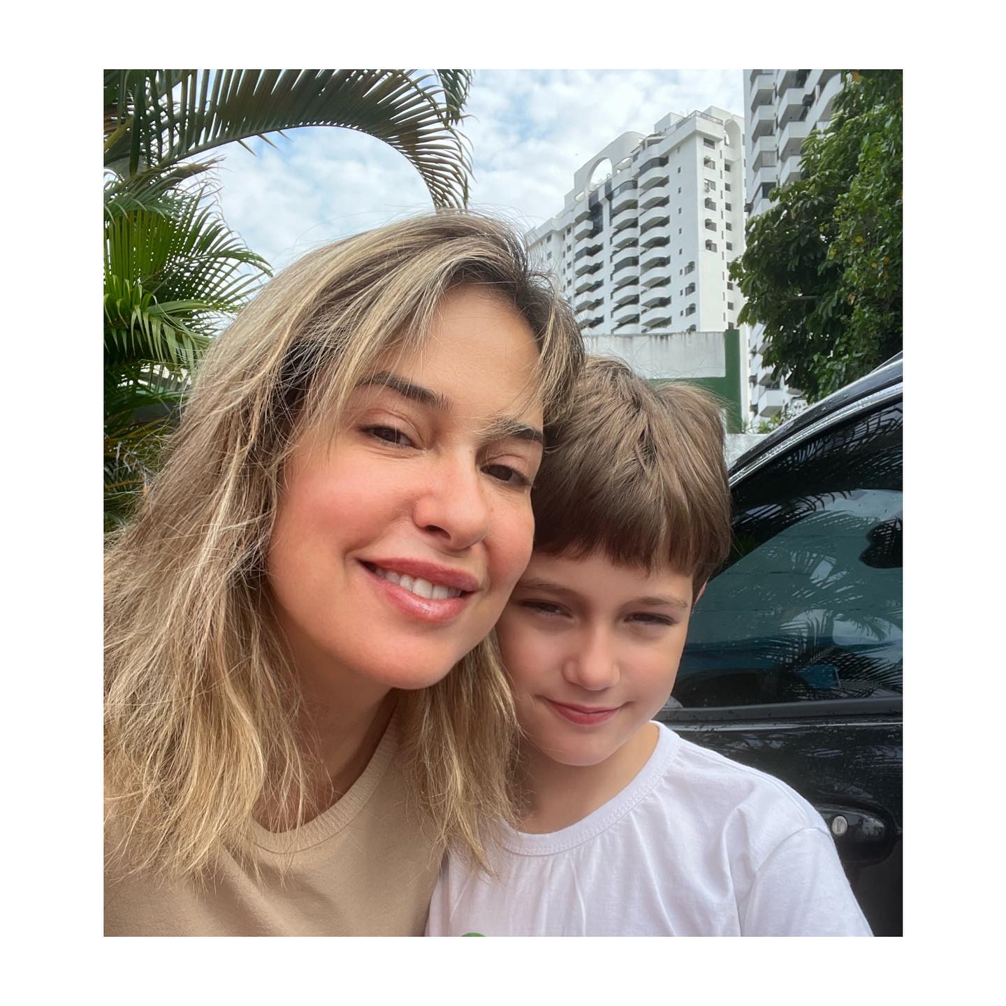 Paloma Duarte e o filho, Antônio