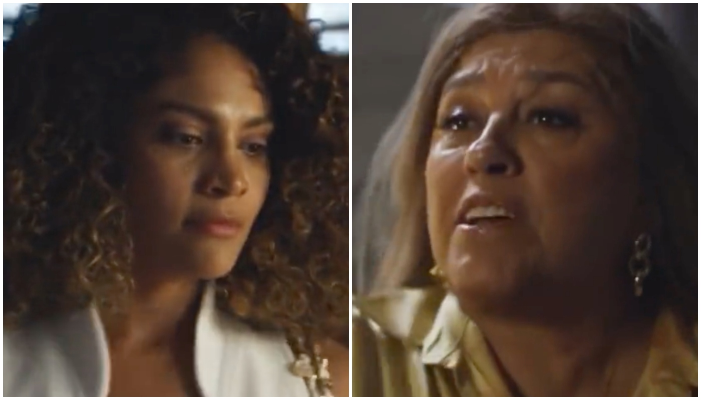 Zoé escapa de ser morta por Débora (Barbara Reis) e faz armação contra ela