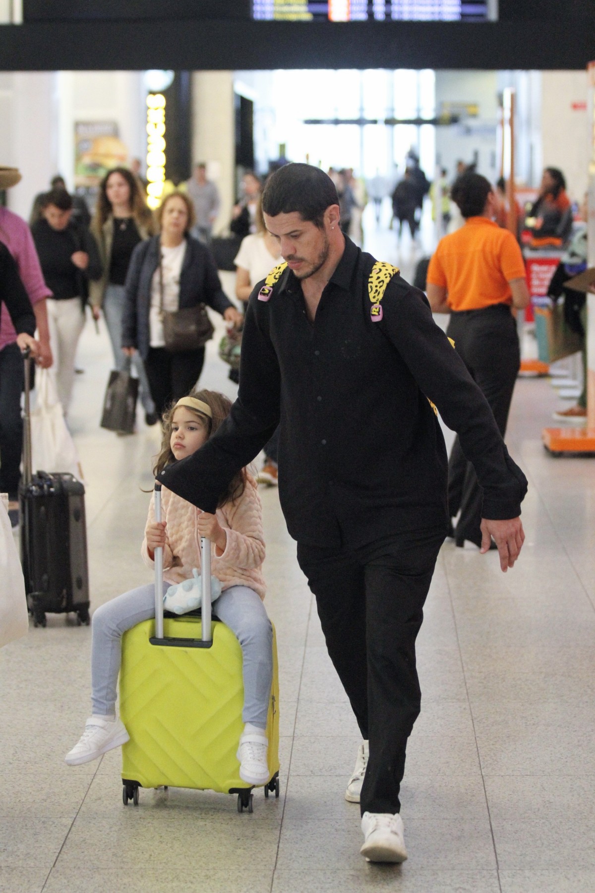 José Loreto e a filha, Bella