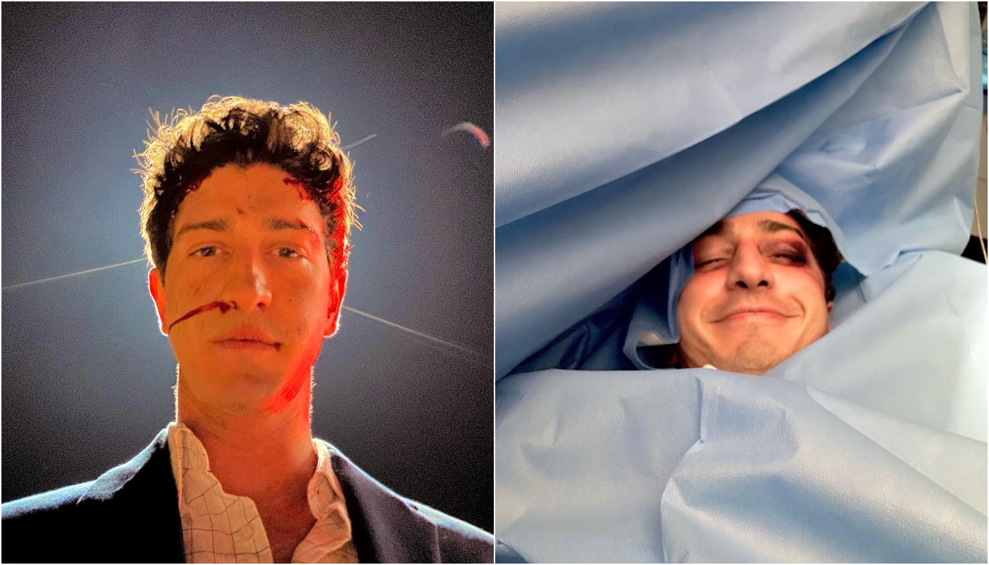 Johnny Massaro mostra bastidores da morte de Daniel em 