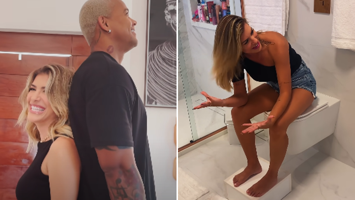 Mansão de Léo Santana e Lore Improta é adaptada para a diferença de altura do casal