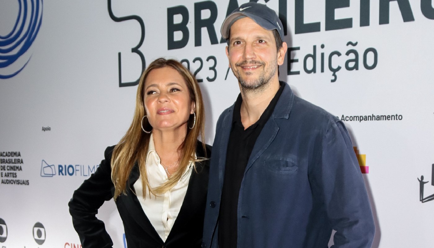 Adriana Esteves e Vladimir Brichta marcaram presença no evento no Rio de Janeiro