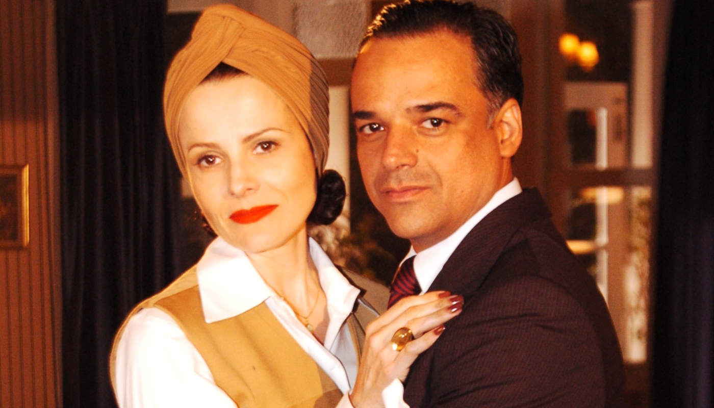 Eduardo (Ângelo Antônio) e Vera (Bia Seidl) em