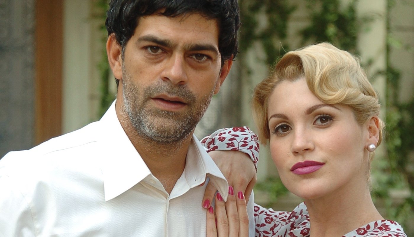 Rafael (Eduardo Moscovis) e Cristina (Flávia Alessandra) em 