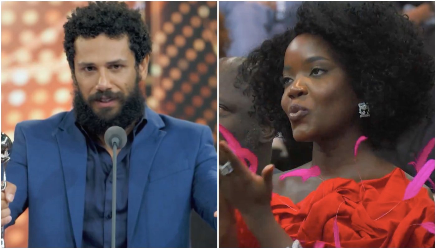 Amaury Lorenzo homenageia Clara Moneke no “Melhores do Ano”: “Esse prêmio também é teu”