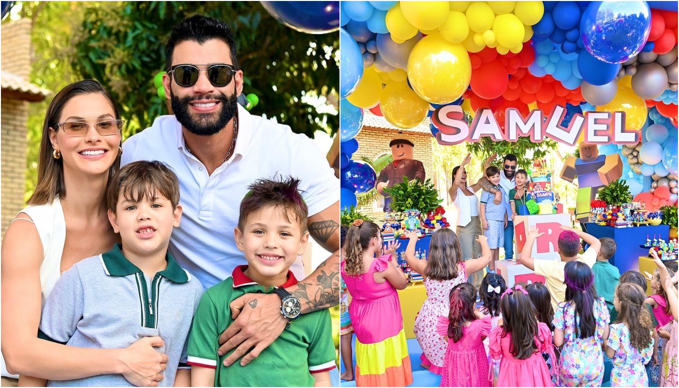 Filho caçula de Gusttavo Lima e Andressa Suita, Samuel completa 5 anos com festa grande