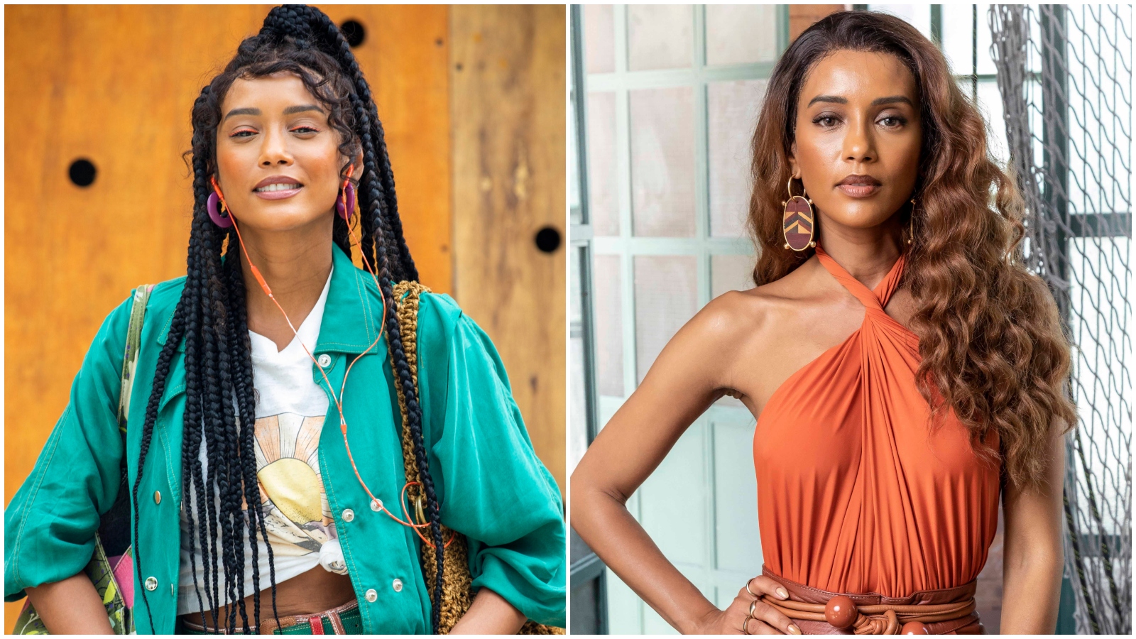 Anita e Clarice (Taís Araujo) em 