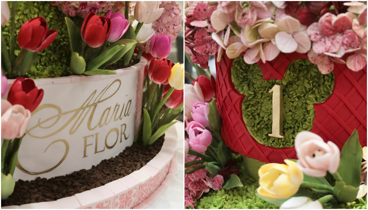Bolo de aniversário de Maria Flor, feito pela confeiteira Mariana Junqueira