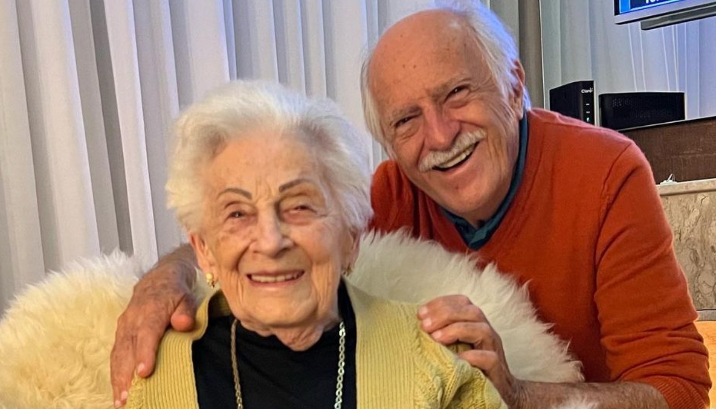 Ary Fontoura registrou momento com irmã de 98 anos e web se derreteu: “É de família”