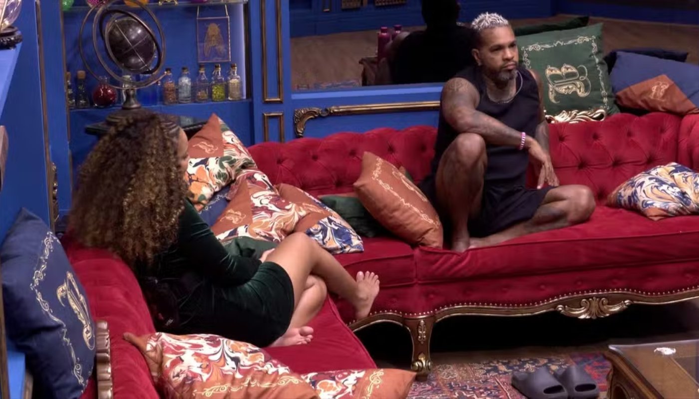 Giovanna Pitel fala com Rodriguinho sobre Fernanda no BBB24