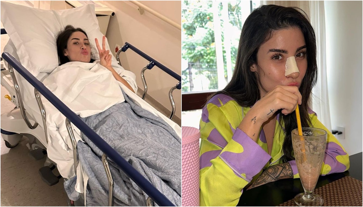Bianca Andrade refaz rinoplastia, tira amígdalas e mostra recuperação: “Demandou muito”