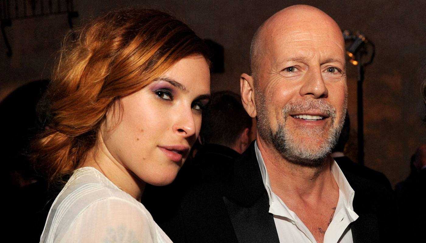 Bruce Willis e a filha Rumer