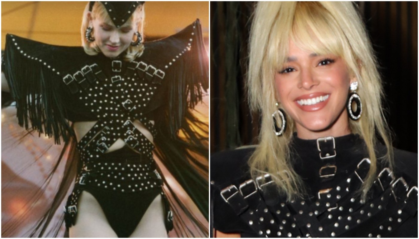 Bruna Marquezine rouba a cena ao recriar look de Xuxa em festa de Halloween: compare