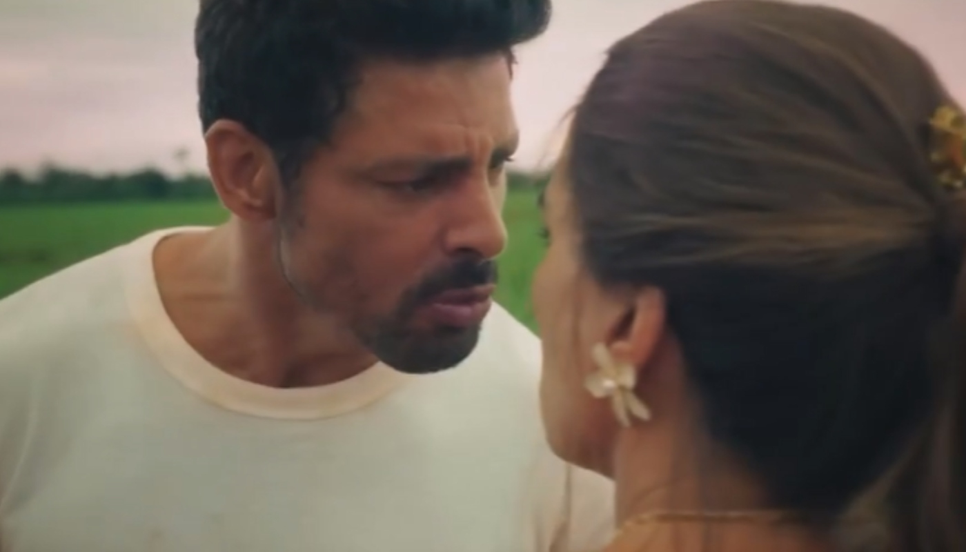 Caio (Cauã Reymond) e Irene (Glória Pires) em 