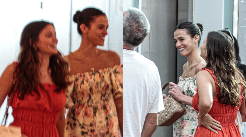 Semelhança de Marquezine com a mãe e a irmã rouba a cena: as três são muito parecidas