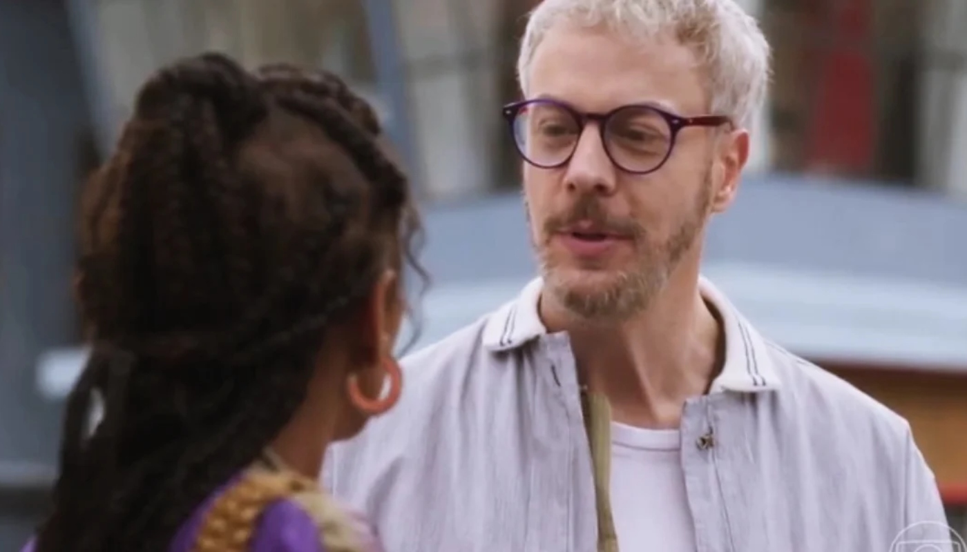 Anita (Taís Araujo) e Jonathan (Guilherme Weber) em
