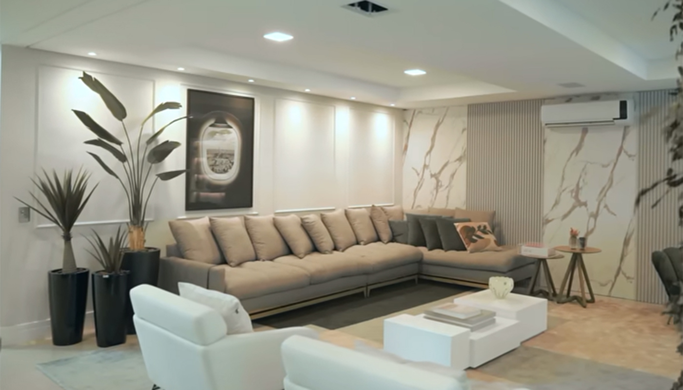 Sala da casa de Tata e Cocielo