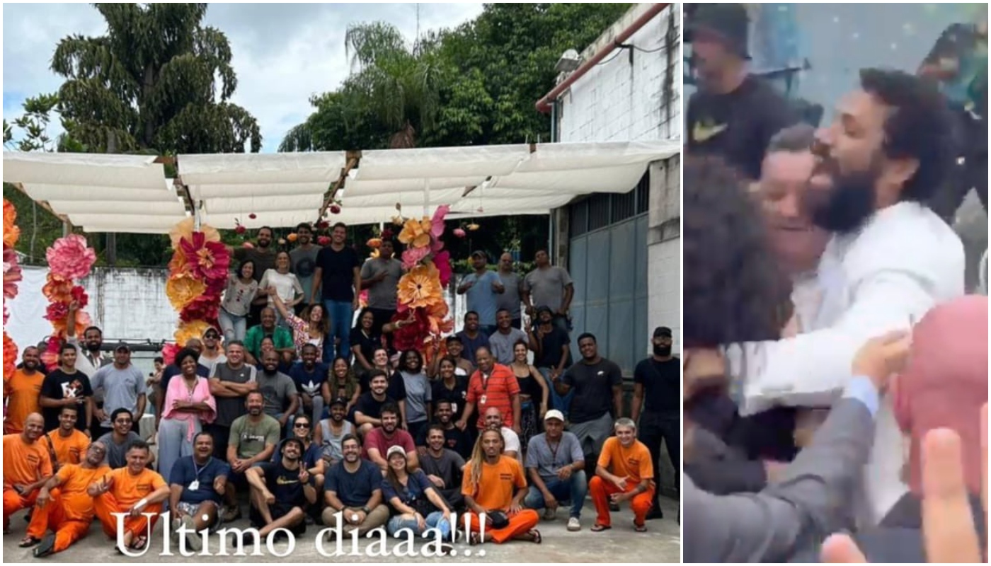 Bastidores das gravações finais de