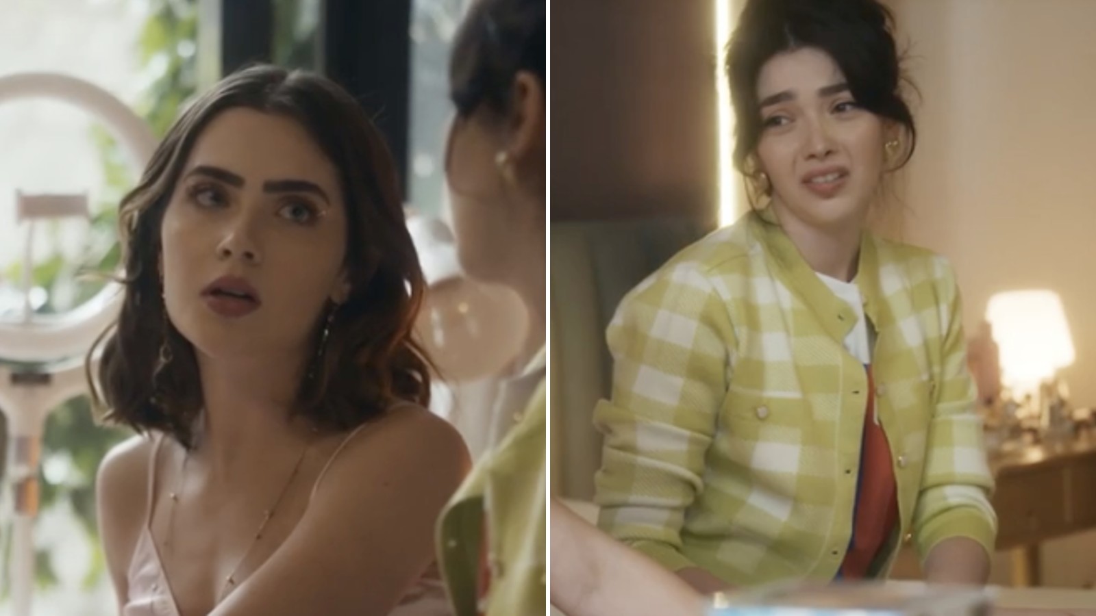 Chiara (Jade Picon) e Júlia (Nathália Falcão)
