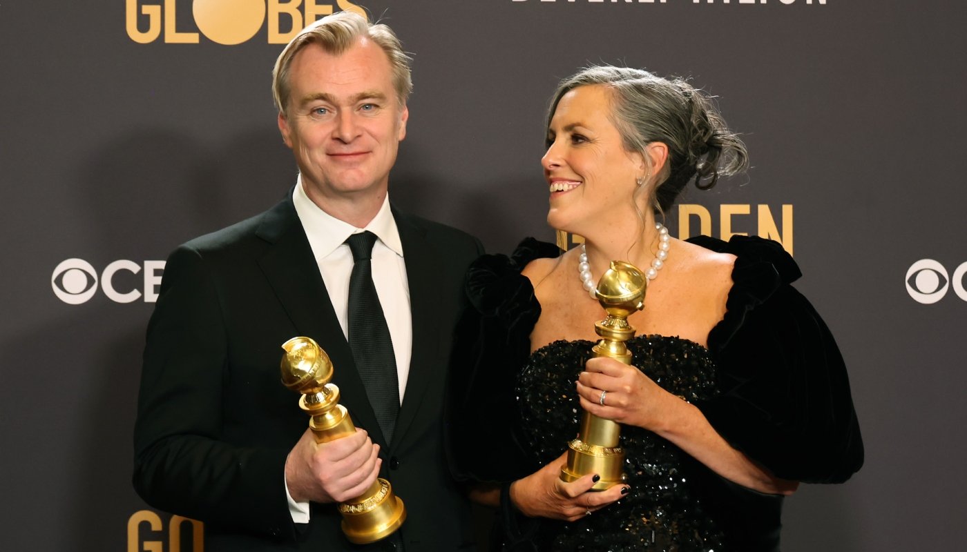 Christopher Nolan e a esposa Emma Thomas premiados por 
