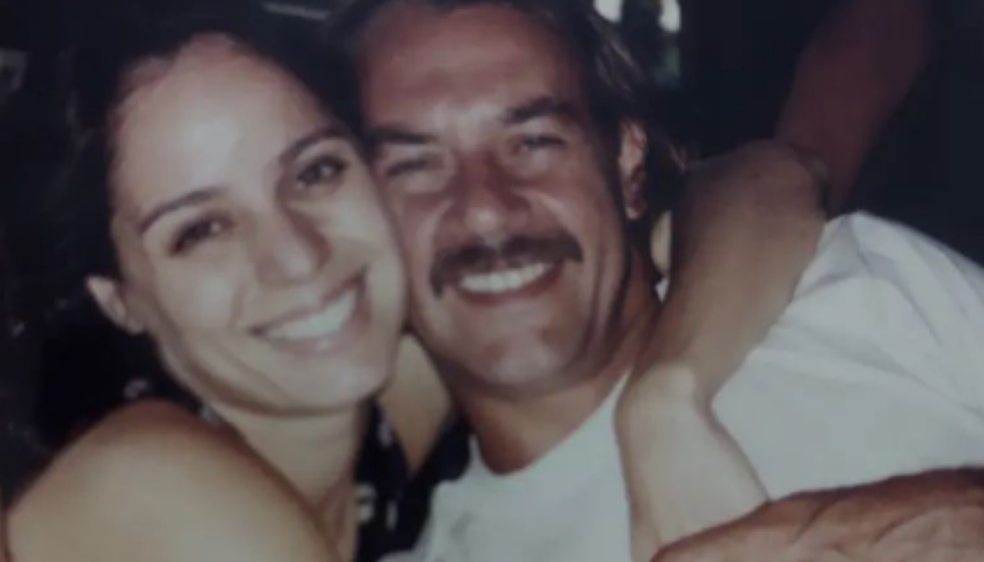 Foto antiga de Claudia Mauro e PC Grande