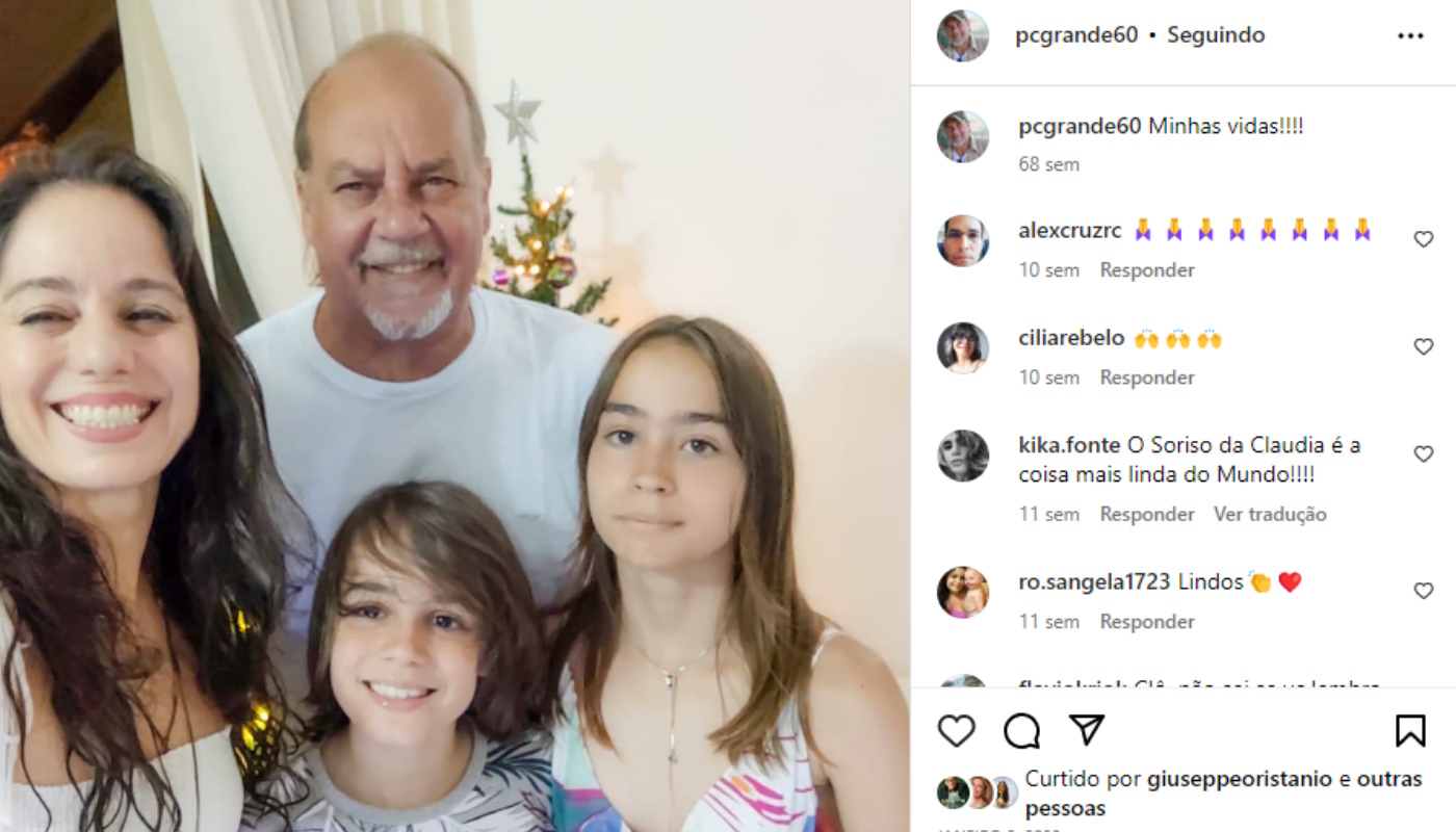 Claudia Mauro, PC Grande e os filhos