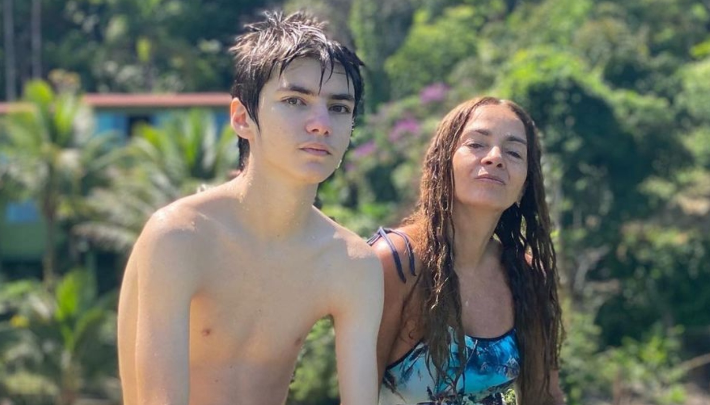 Claudia Ohana celebra o aniversário do neto Martin