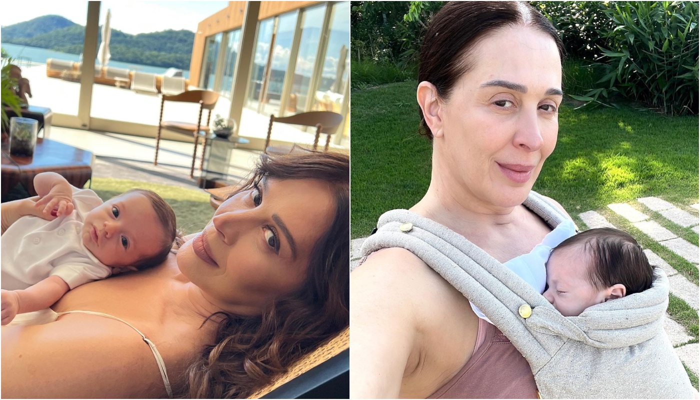 Claudia Raia mostra rotina com Luca nas redes sociais