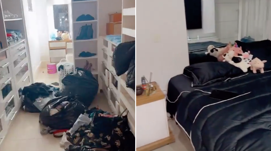 Closet e quarto de Bia Miranda