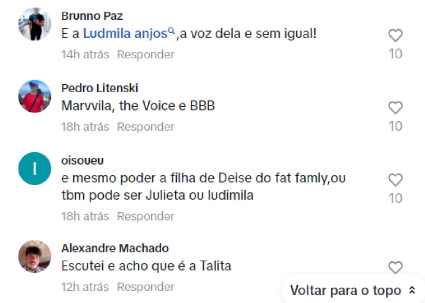 Público dá palpite sobre a Preguiça do