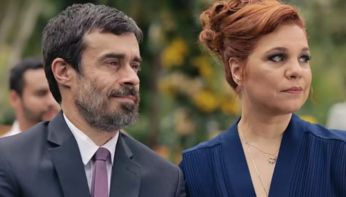 Danilo (Erom Cordeiro) e Helena (Isabel Teixeira) em 