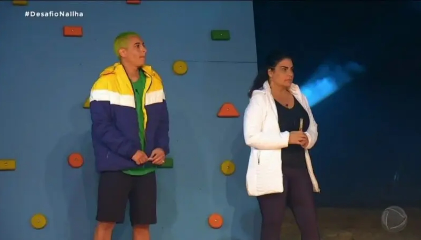 Kaio e Solange no desafio de sobrevivência da