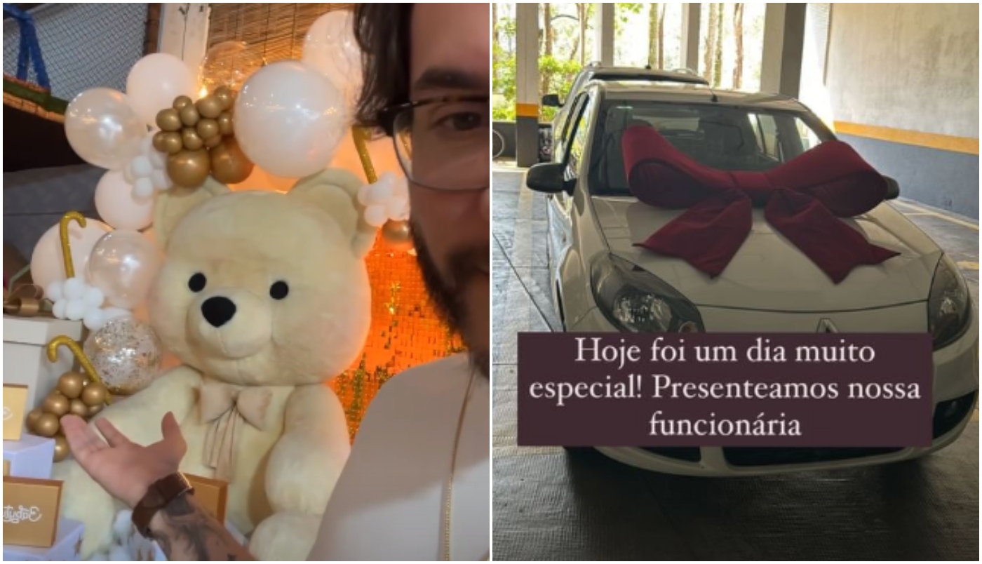 Funcionária de Viih Tube e Eliezer ganhou carro do casal