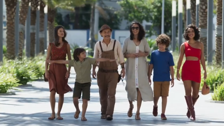 Família de Timbó (Enrique Diaz) passeando.