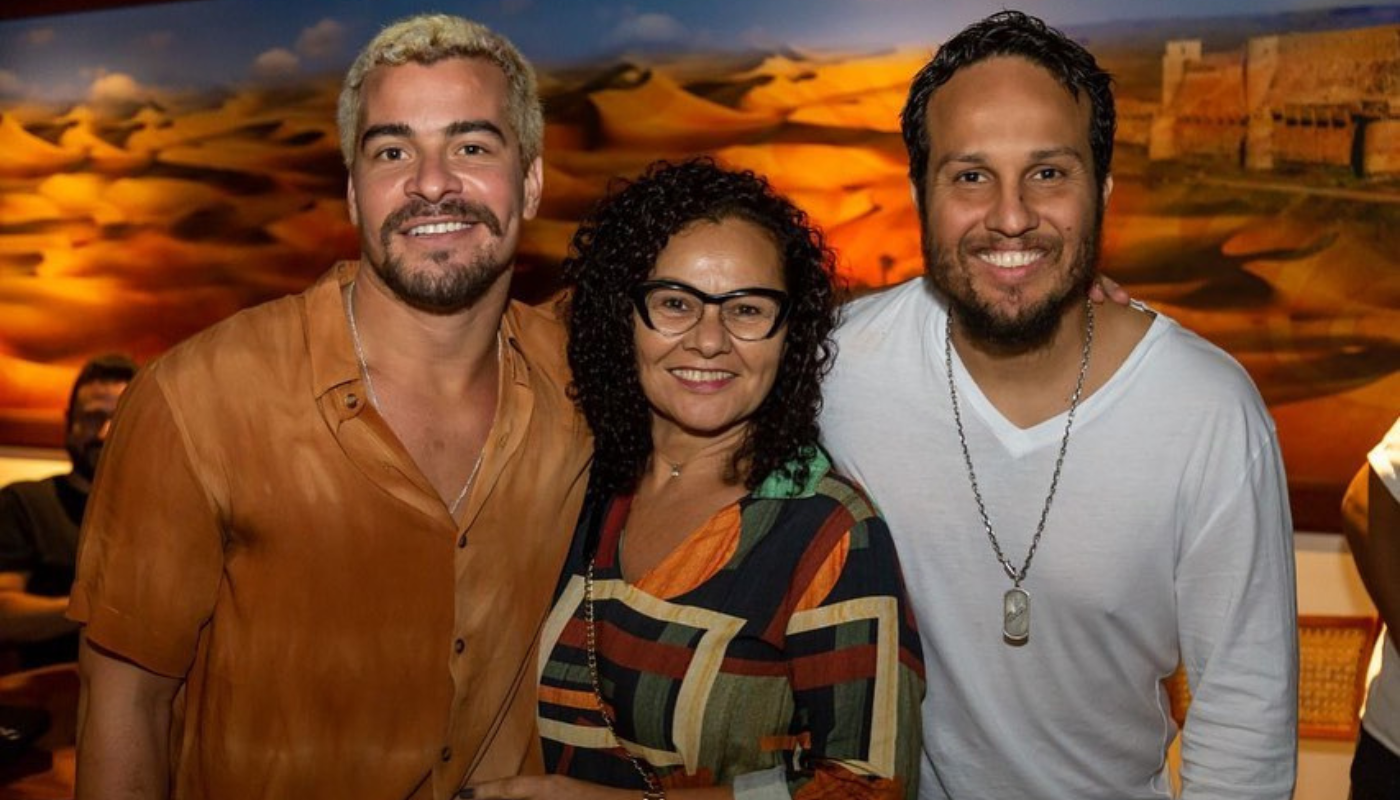 Thiago Martins e sua família