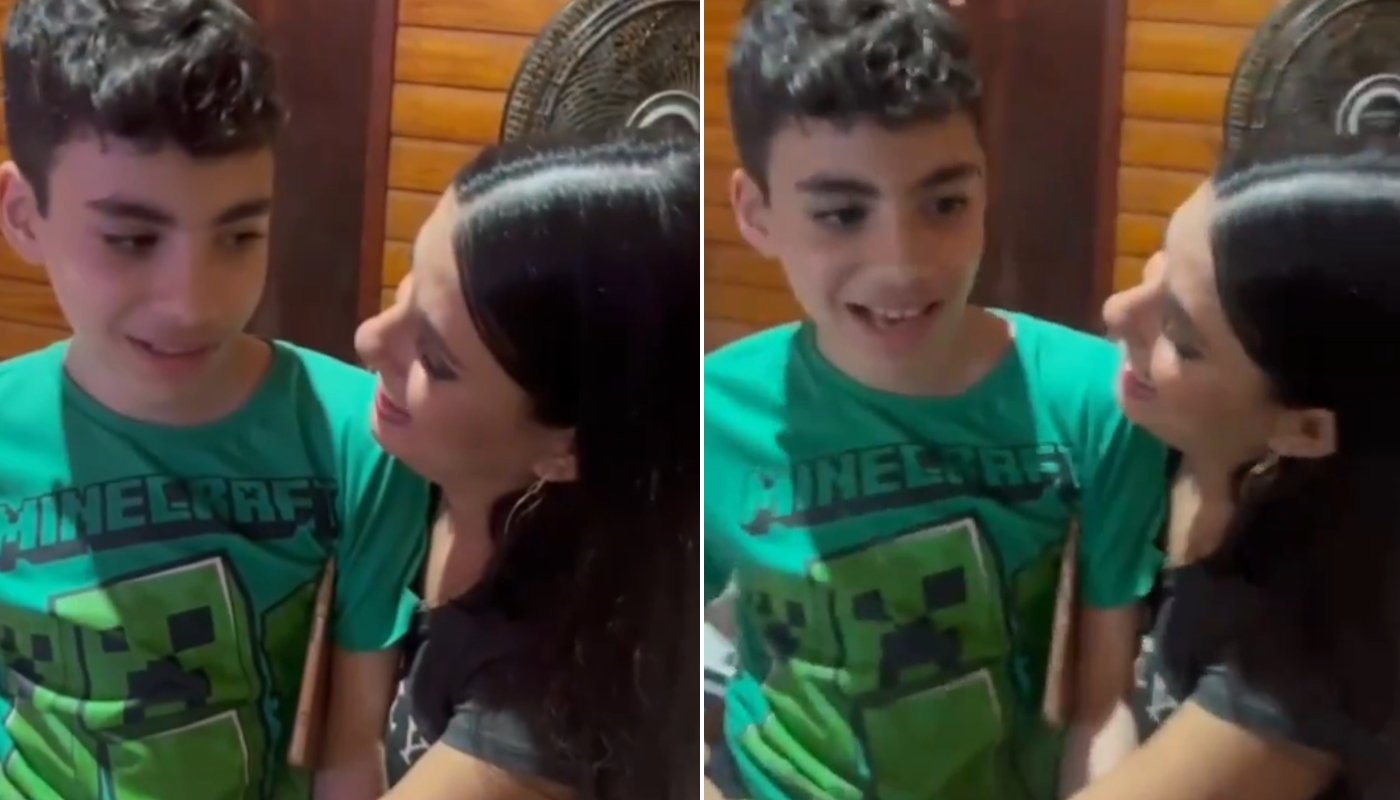 Fernanda reencontra filho após sair do BBB24 e se emociona: vídeos