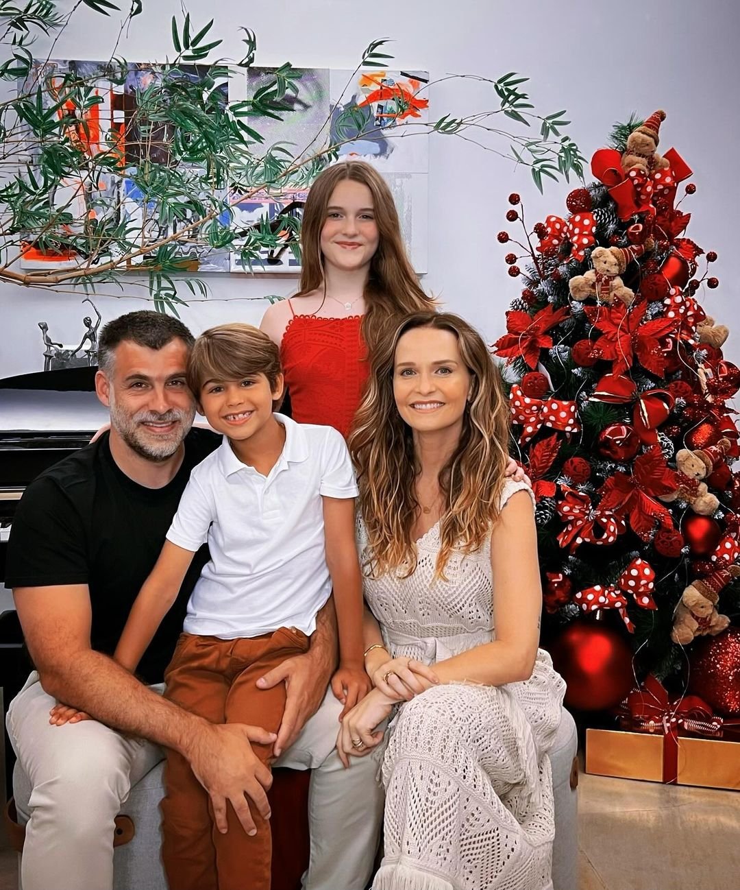 Fernanda Rodrigues e Raoni Carneiro têm dois filhos juntos