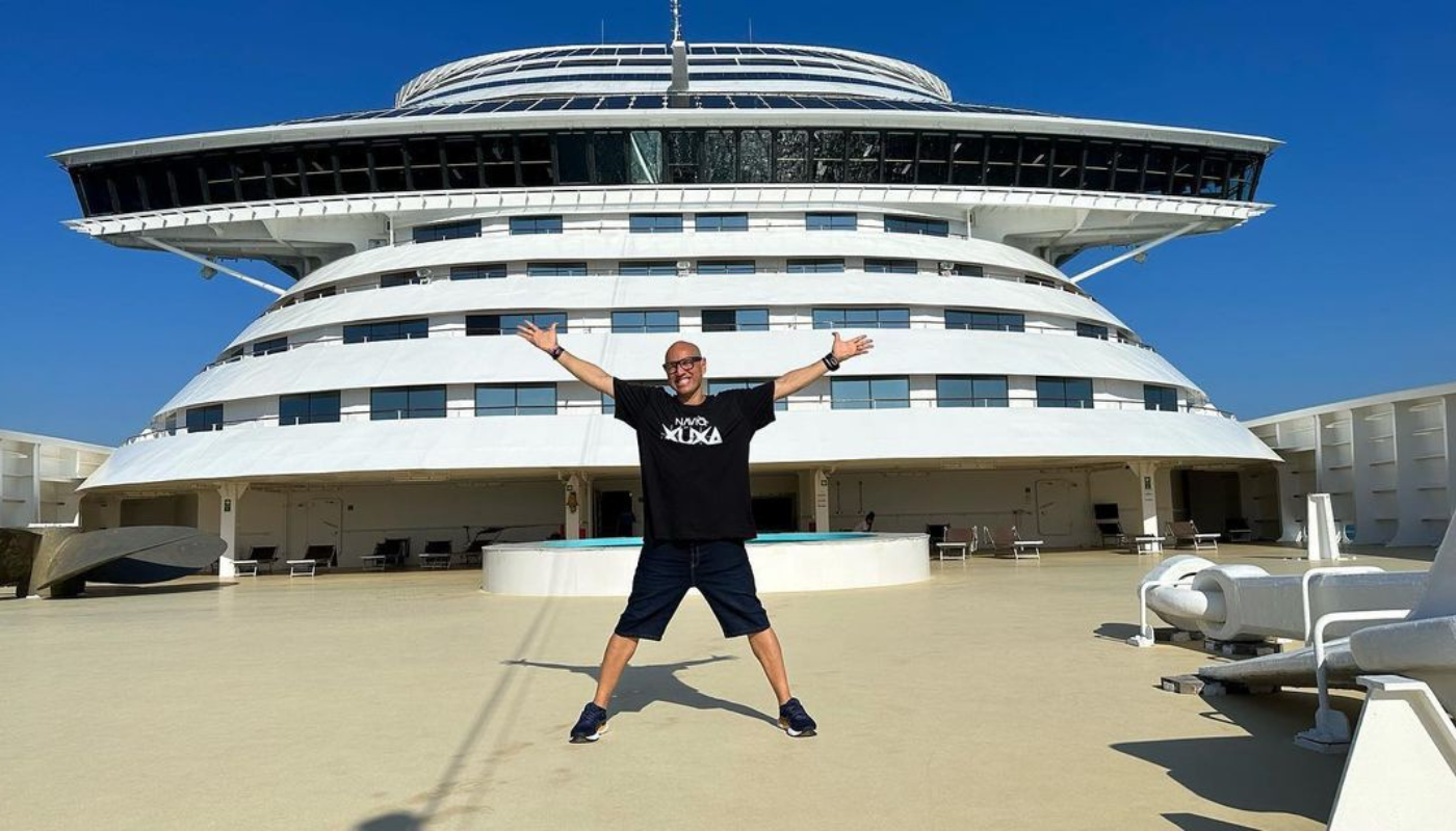 Fly marcou presença no Navio da Xuxa