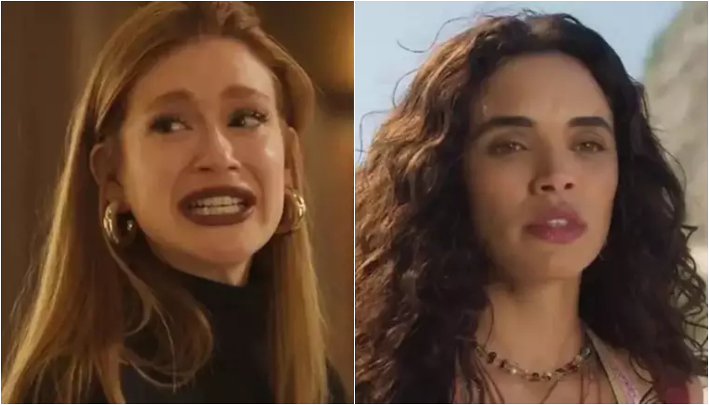 Preciosa (Marina Ruy Barbosa) e Luna (Giovana Cordeiro) em 