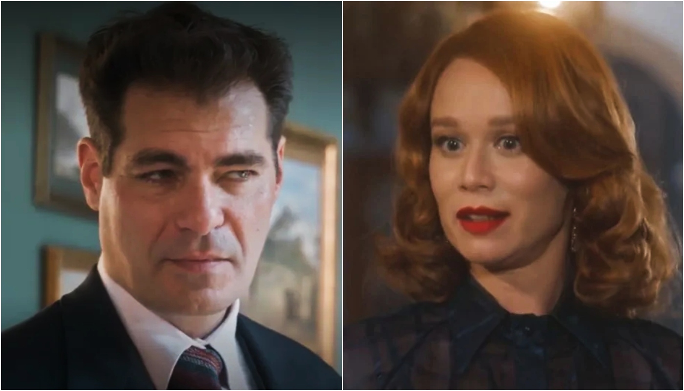 Gaspar (Thiago Lacerda) e Gilda (Mariana Ximenes) em 