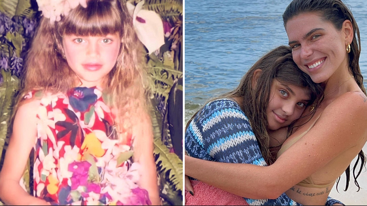 Grazi Massafera resgata foto da infância e recebe comentário de Mari Goldfarb: “Cara da Sofia”