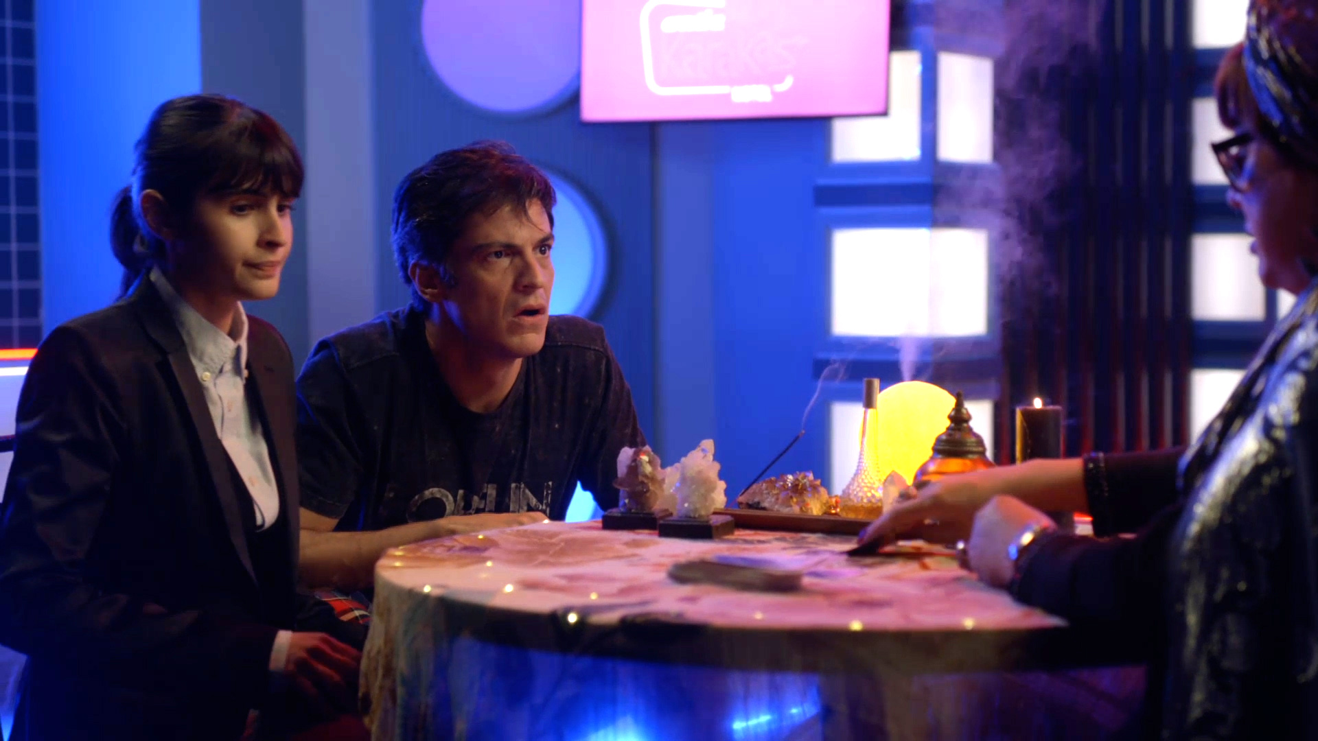 Guilherme/Flávia (Mateus Solano) e Flávia/Guilherme (Valentina Herszage)