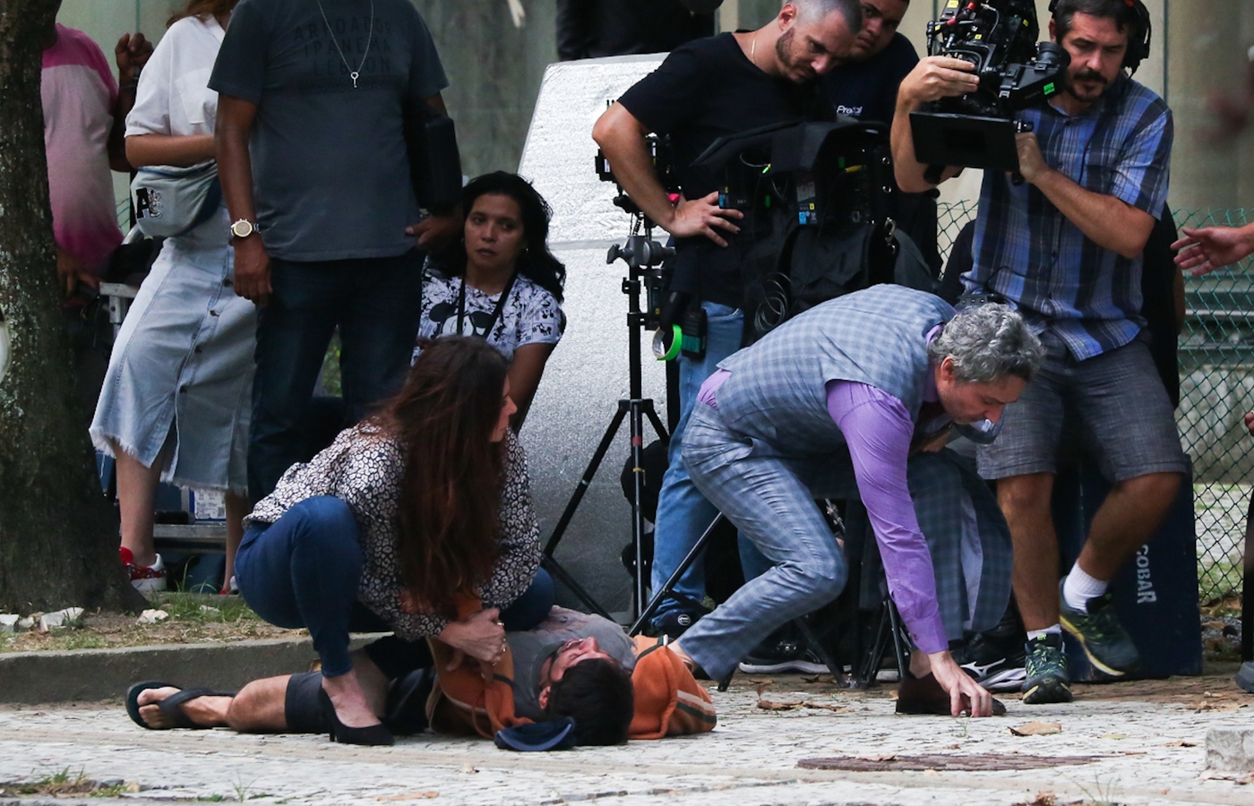 Giovanna Antonelli e Alexandre Nero gravam